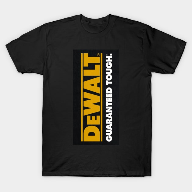 Dewalt Wallpaper Black Pattern T-Shirt by semekadarso